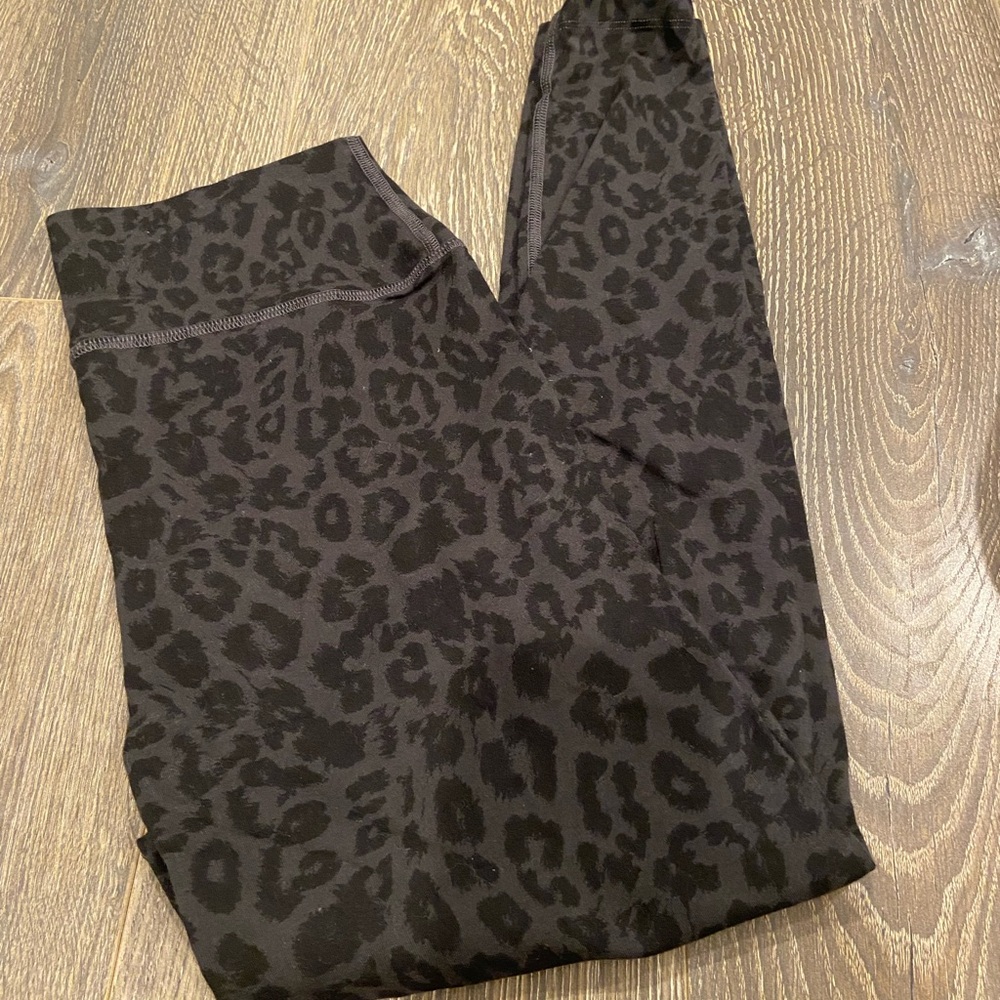 LNA Cotton Leopard Print Leggings